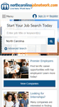 Mobile Screenshot of northcarolinajobnetwork.com